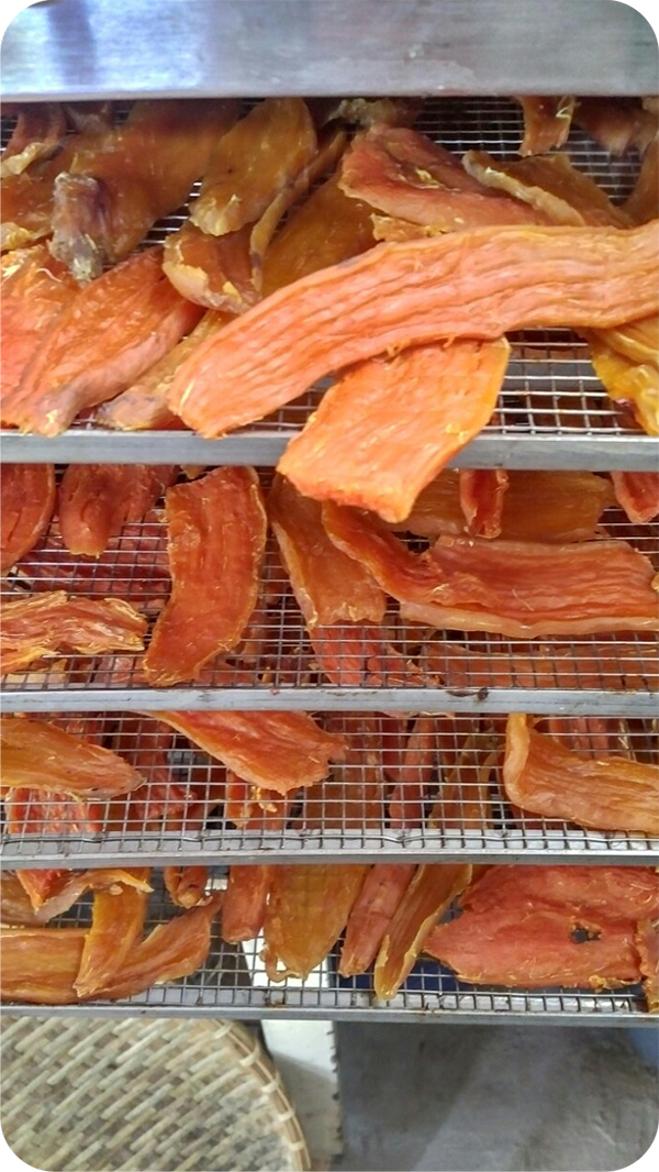 phương pháp sấy khoai lang