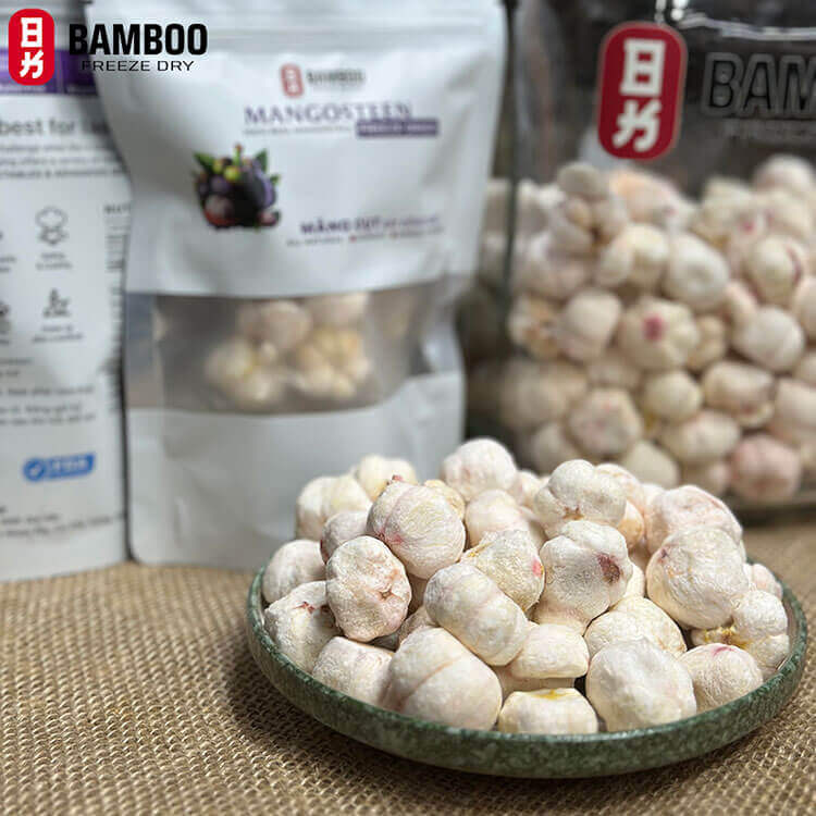 măng cụt sấy giòn không gia vị