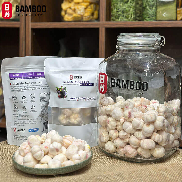 măng cụt sấy thăng hoa vị nguyên bản