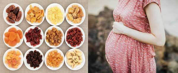 trái cây sấy cho bà bầu