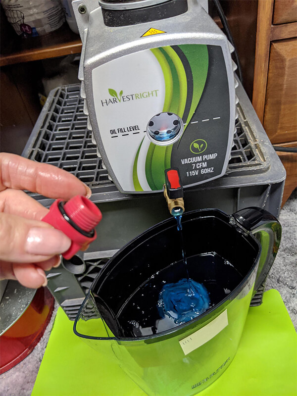 dầu máy cho máy sấy thăng hoa