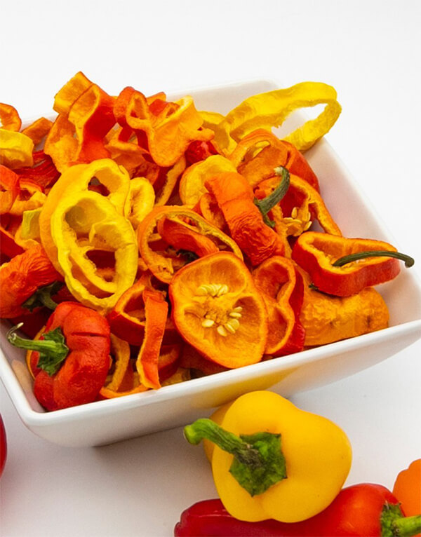 ớt chuông sấy thăng hoa