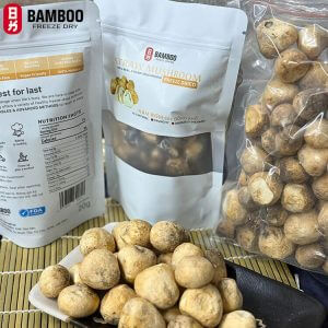 nấm rơm sấy đông khô giá bao nhiêu