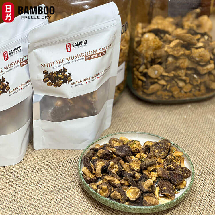 snack ăn vặt nấm hương