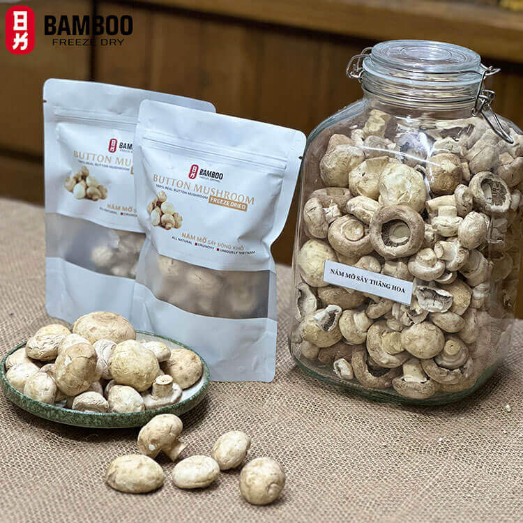 nấm mỡ sấy khô