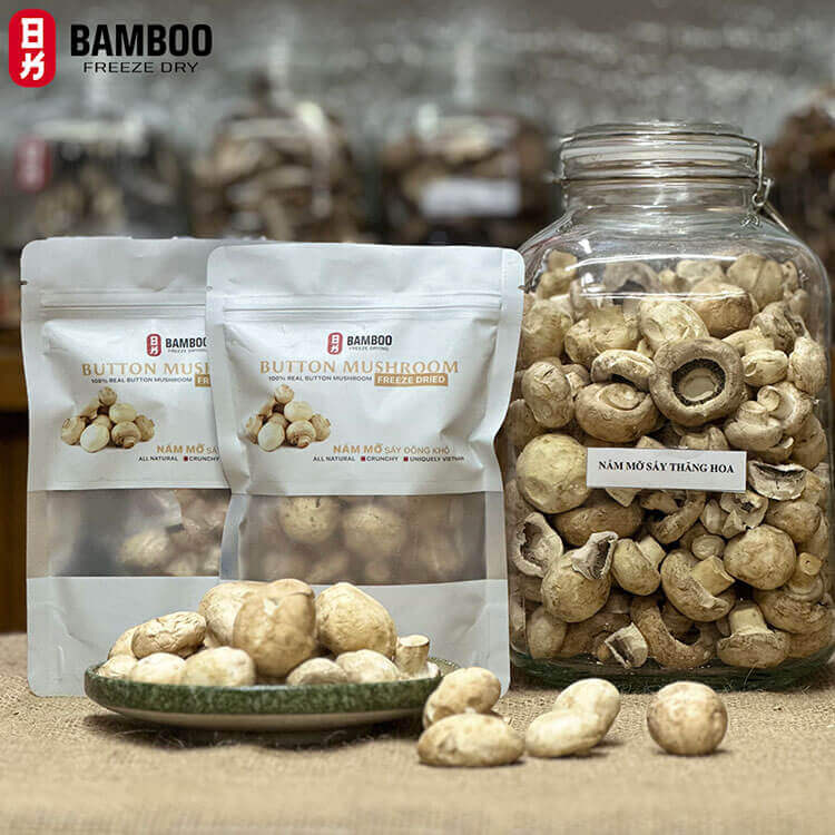 nấm mỡ sấy thăng hoa