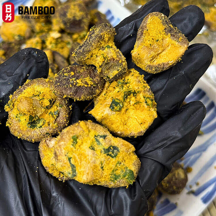 snack nấm hương sấy thăng hoa dinh dưỡng,