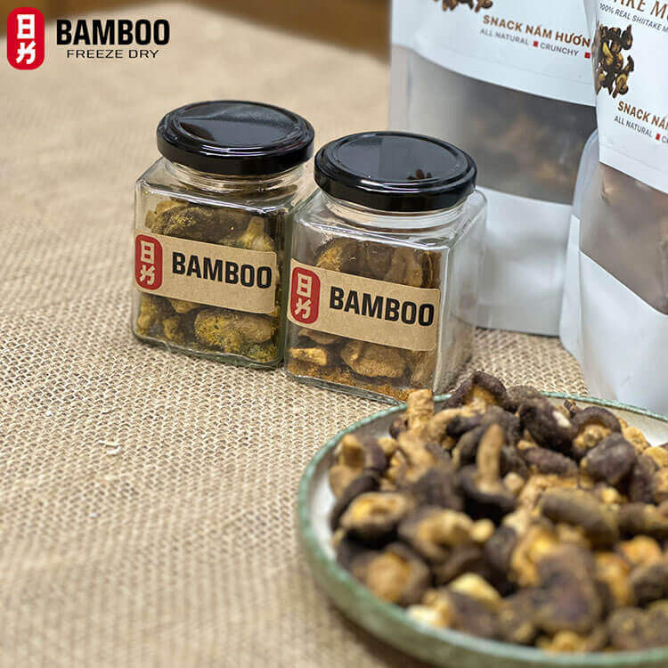 snack nấm hương thực phẩm tự nhiên