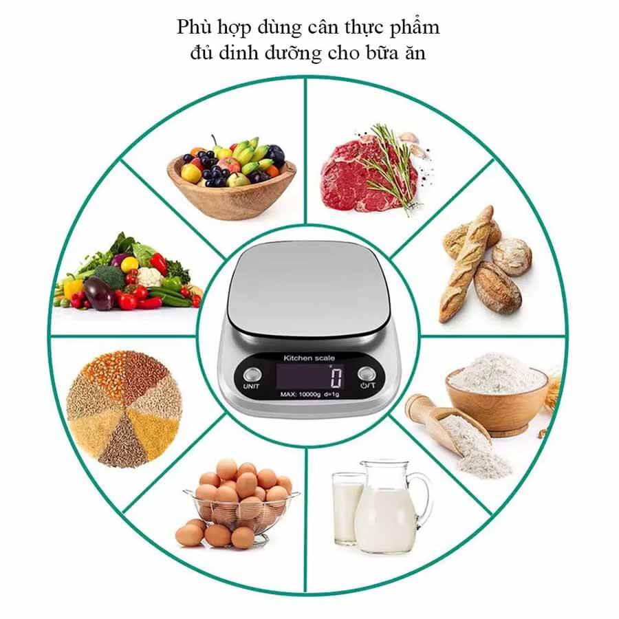 cân điện tử đổi tự kg gram ra kg và từ kg ra gram