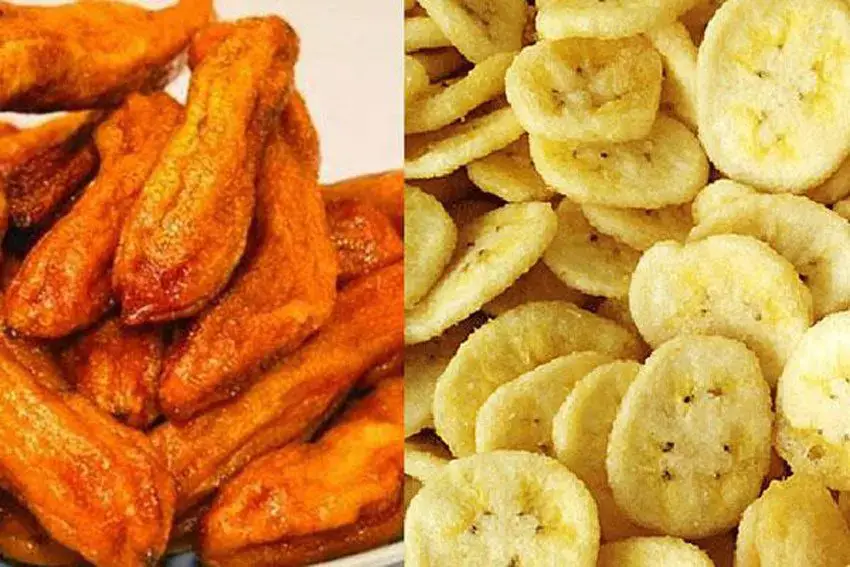 Điểm khác biệt giữa chuối sấy dẻo và chuối sấy giòn