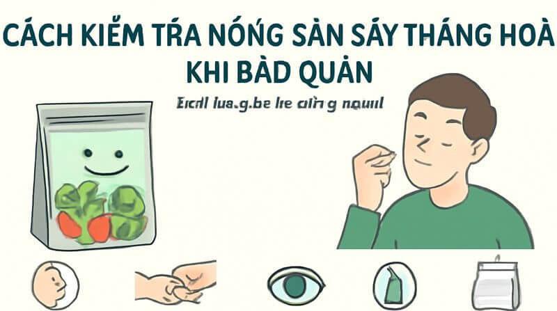 Cách kiểm tra nông sản sấy thăng hoa khi bảo quản