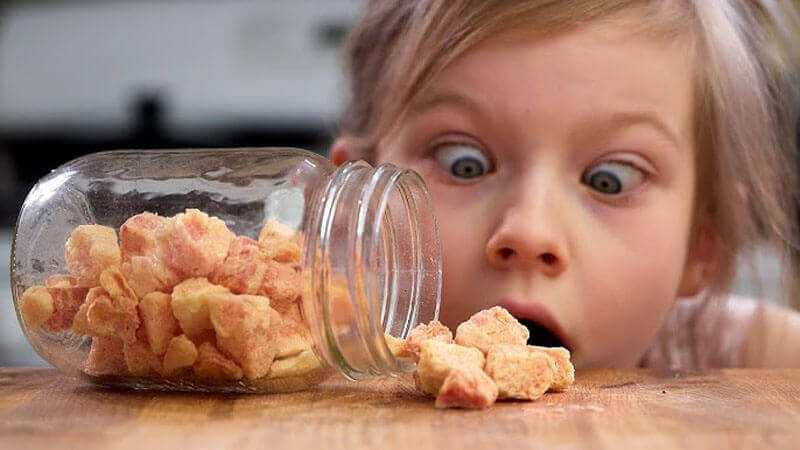 Thành phần dinh dưỡng trong trái cây sấy thăng hoa