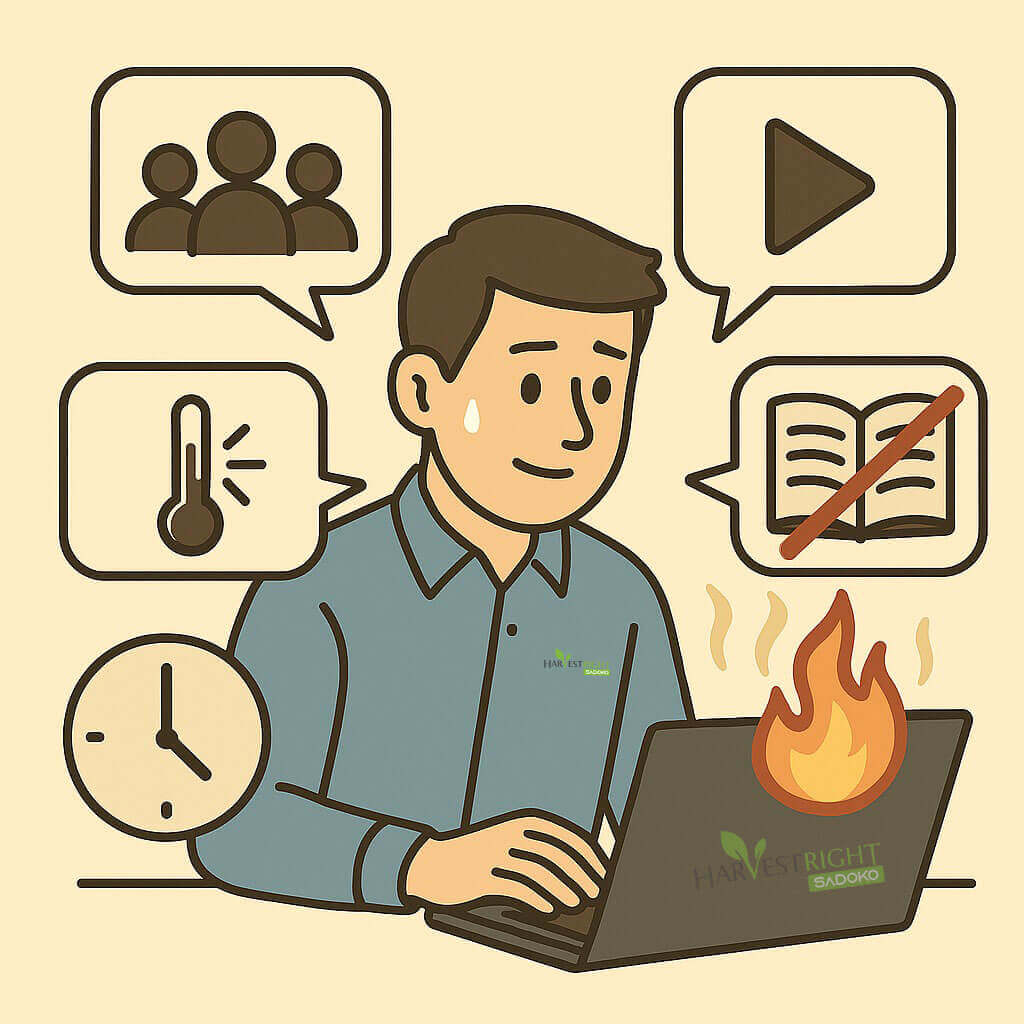 Tìm kiếm thông tin và học hỏi thêm kiến thức sử dụng máy sấy thăng hoa