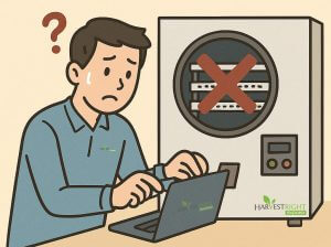 sai lầm khi sử dụng máy sấy thăng hoa