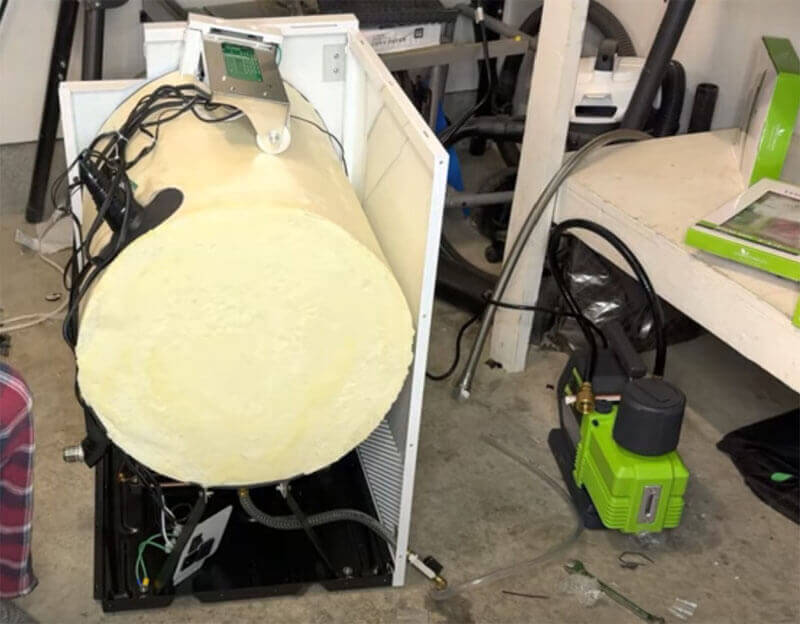 tháo máy sấy thăng hoa harvestright