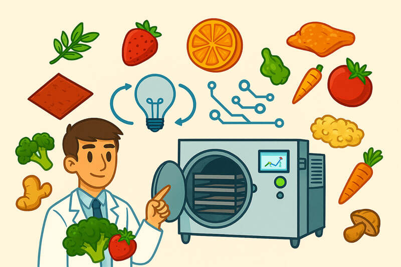 Các Loại Nông Sản Phù Hợp Với Sấy Thăng Hoa