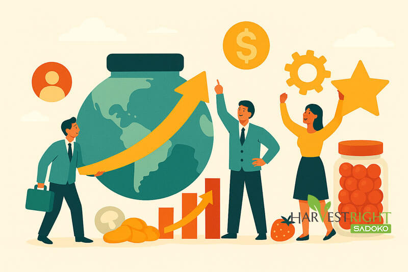 Cơ Hội Phát Triển và Mở Rộng Thị Trường Nhờ OEM/ODM Sấy Thăng Hoa