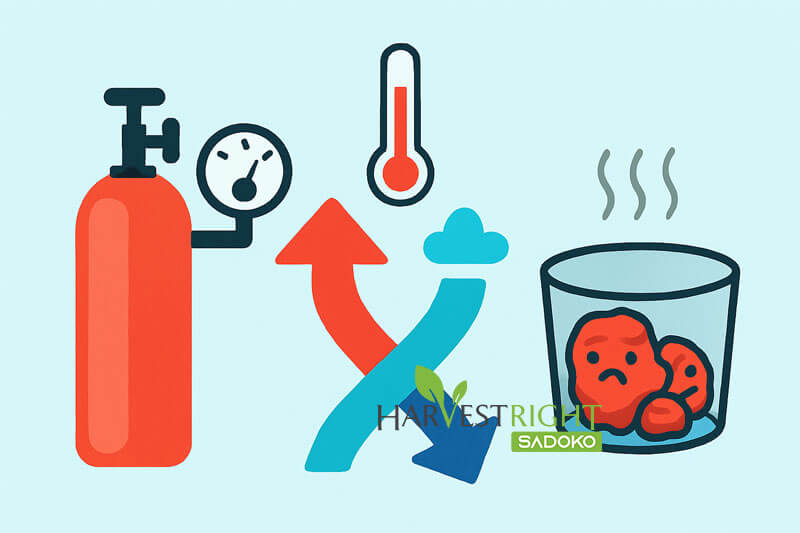 Mối quan hệ giữa nhiệt độ và áp suất trong sấy đông khô