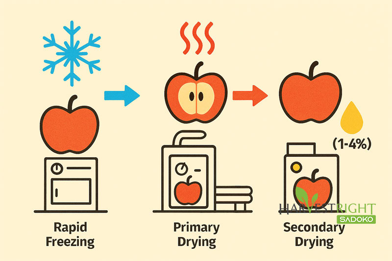 Nguyên Lý Hoạt Động Của Công Nghệ Sấy Thăng Hoa