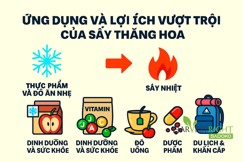 Ứng Dụng và Lợi Ích Vượt Trội của Sấy Thăng Hoa
